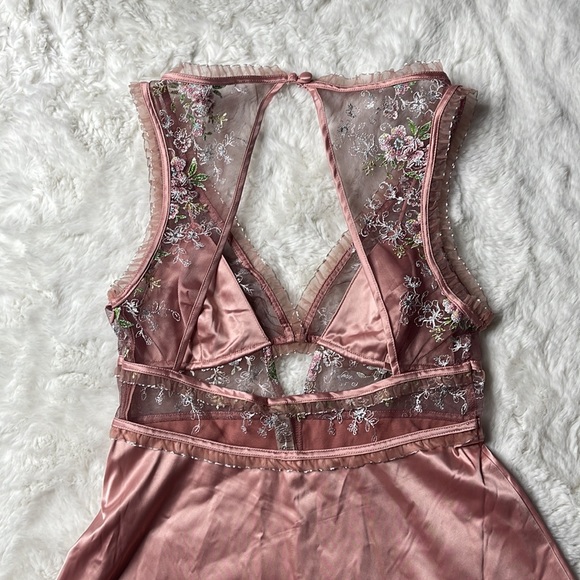 For Love & Lemons Embroidered Slip Dress - SIZE: S - Picture 5 of 6